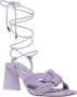 Steve Madden Sandalen met hoge hakken Paars Dames - Thumbnail 3