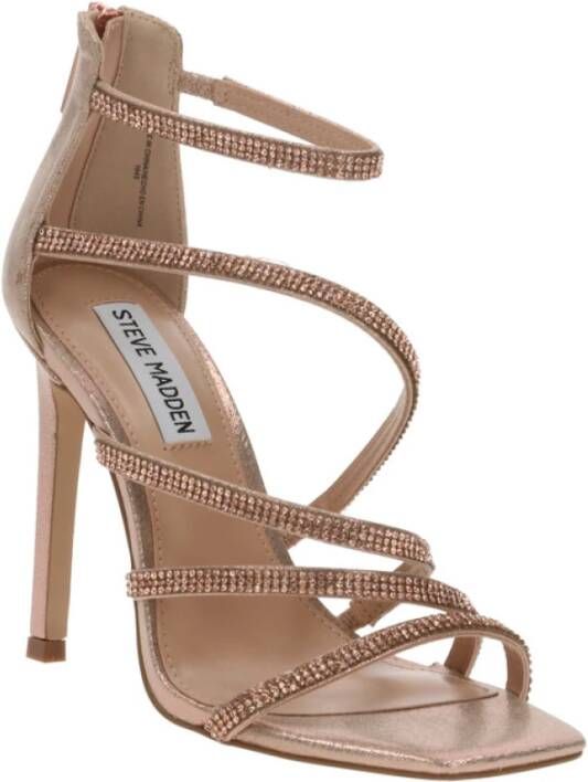 Steve Madden Verhoog je stijl met hoge hak sandalen Roze Dames