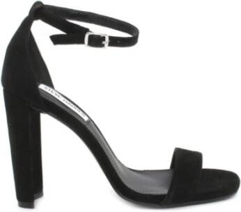 Steve Madden Airy Black Hoge Hak Sandalen Black Dames