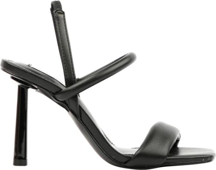 Steve Madden Zwarte Exquisite Sandaal met 9cm Hak