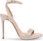 Steve Madden Sprankelende zilveren hoge hak sandalen Roze Dames - Thumbnail 1