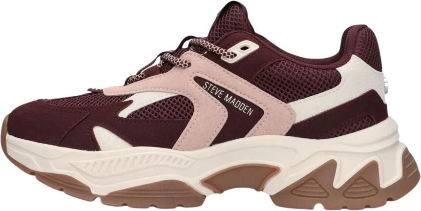 Steve Madden Ample Sneakers Dames Bordeaux - Foto 14