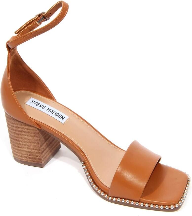 Steve Madden Aviation Cognac Leren Sandaal - Foto 2