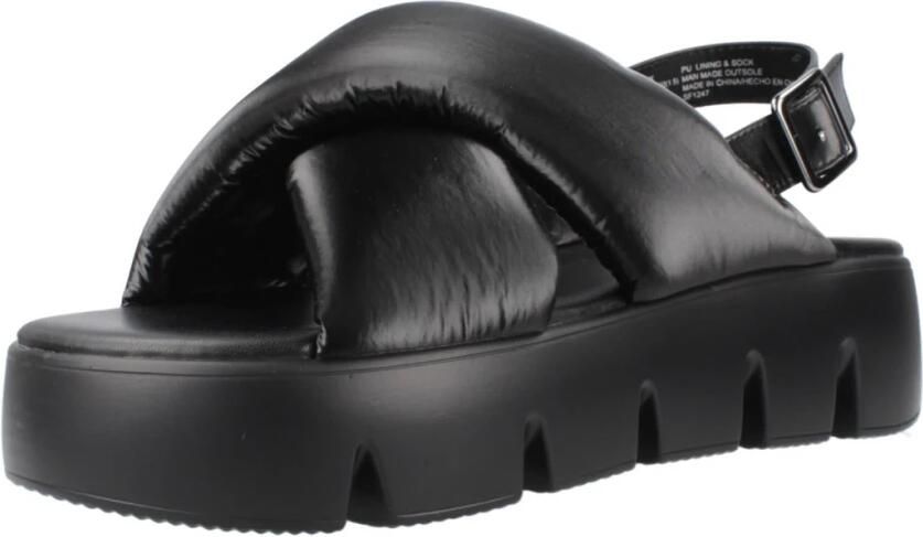 Steve Madden Backtrack Platform Sandalen Zwart Vrouw - Foto 4