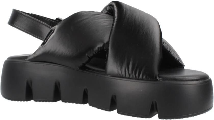 Steve Madden Backtrack Platform Sandalen Zwart Vrouw - Foto 5