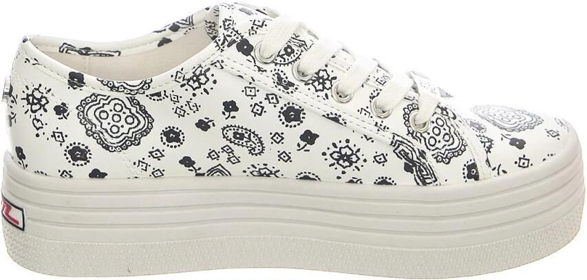 STEVE MADDEN Sportieve veterschoen 'Bobbi' wit