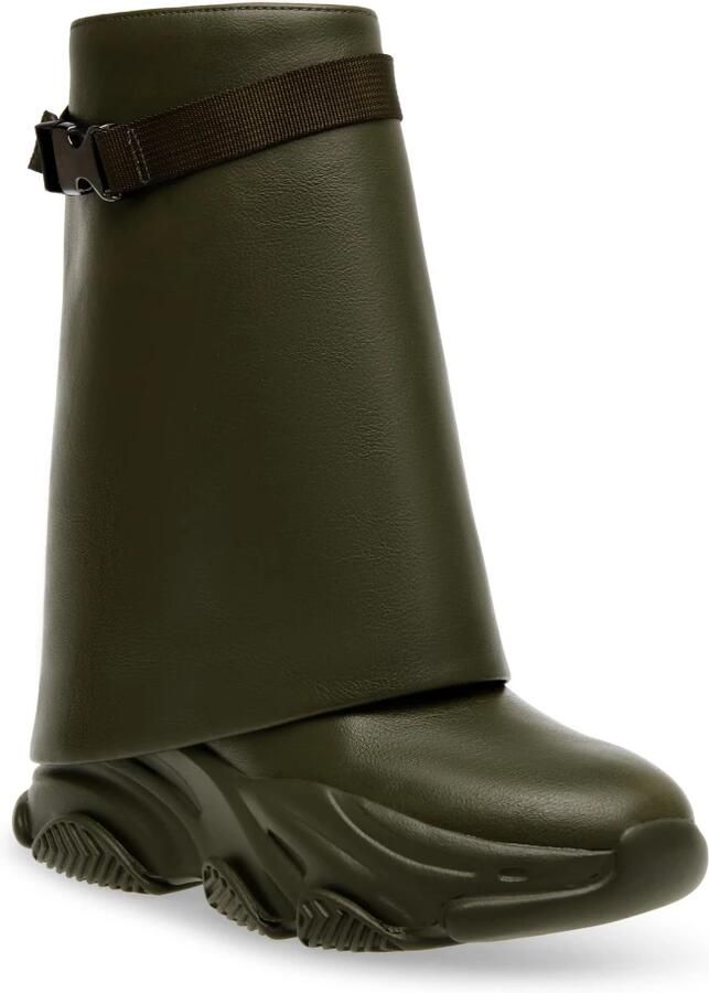 STEVE MADDEN Laarzen 'Payout Green Action Lea' groen