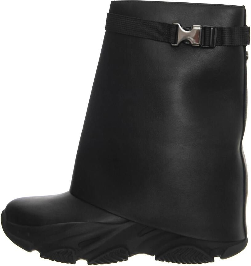 STEVE MADDEN Laarzen 'Payout Black Action Lea' zwart