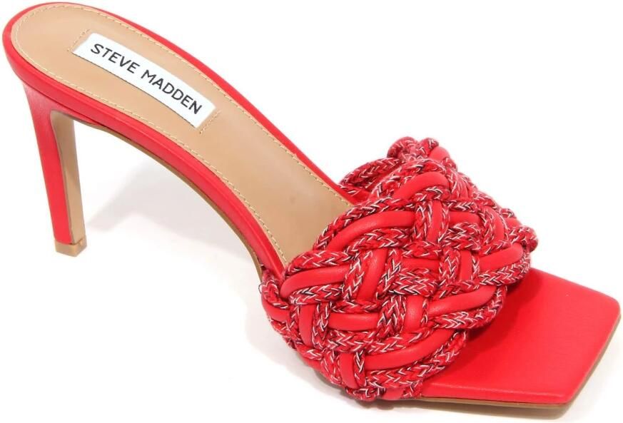 Steve Madden Espresso Red Multi Ciabatta Schoenen - Foto 6