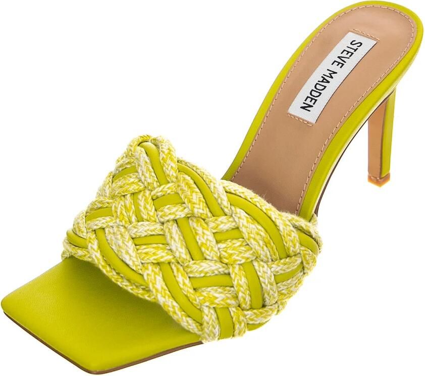 STEVE MADDEN Muiltjes 'ESPRESSO CITRON MUL' groen
