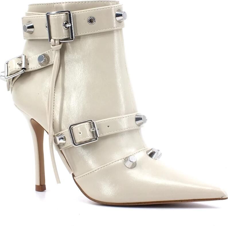 Steve Madden Witte Fortitude Enkellaars White Dames