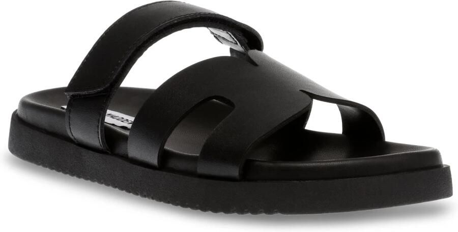 Steve Madden sandaaltjes van leer met klittenbandsluiting model 'Missile' - Foto 7