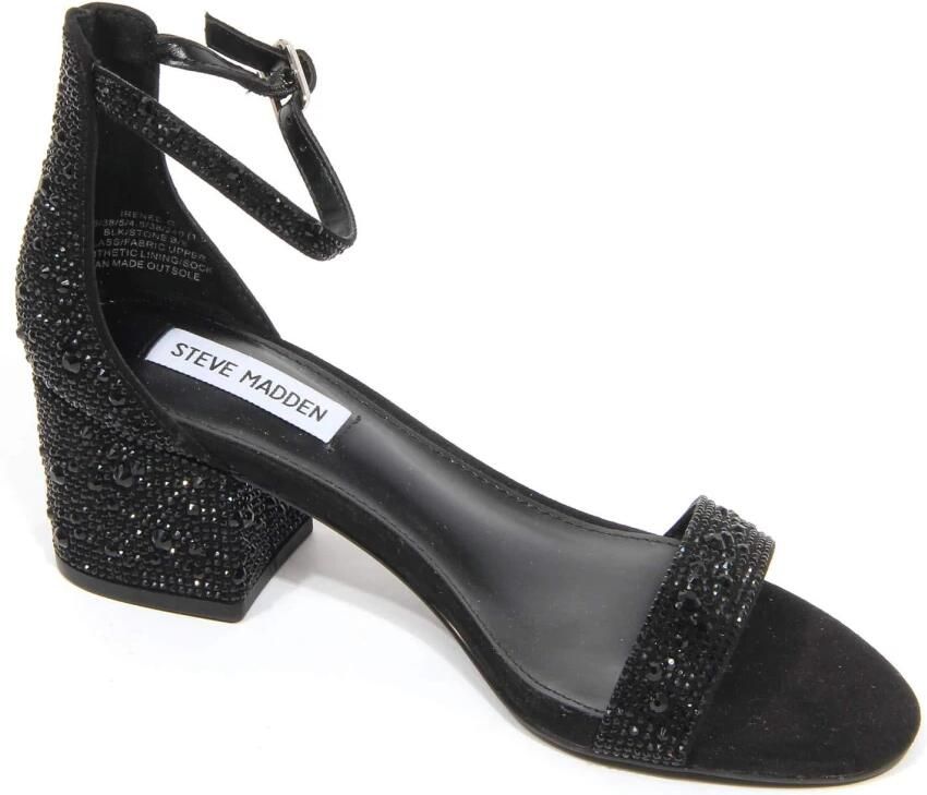Steve Madden Glitter Sandaal Ireene Zwart Steen - Foto 2