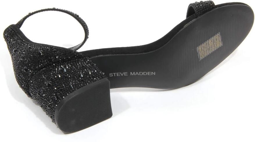 Steve Madden Glitter Sandaal Ireene Zwart Steen - Foto 3
