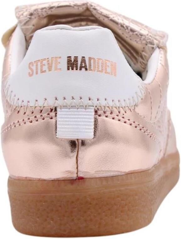 Steve Madden Glitter Peach Coral Sneakers Mistica - Foto 3