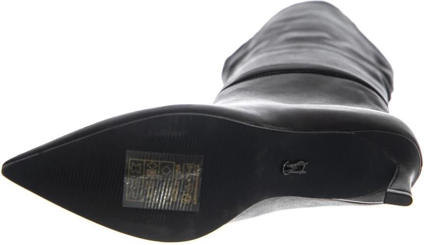 Steve Madden Zwarte Leren Hoge Hakken - Foto 4