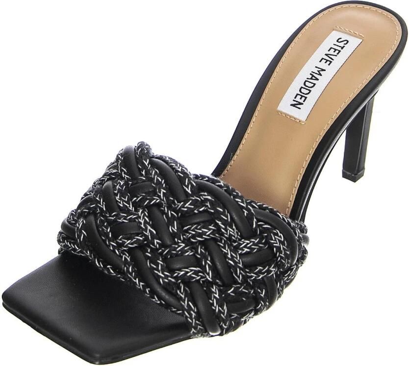 STEVE MADDEN Muiltjes 'Womens Espresso Black Mult Sandals' zwart