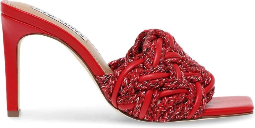 Steve Madden Espresso Red Multi Ciabatta Schoenen