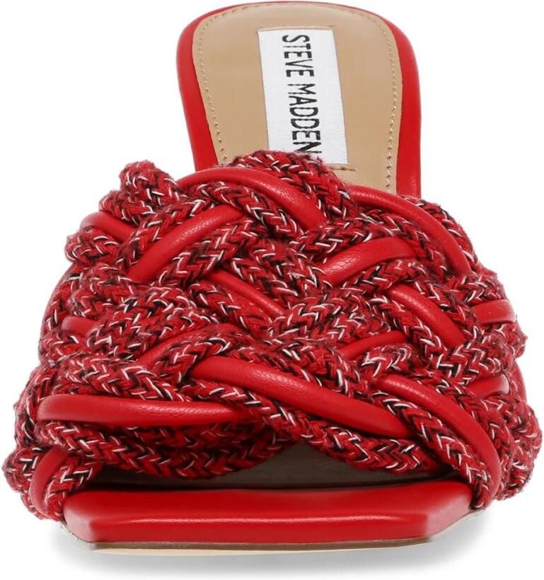 Steve Madden Espresso Red Multi Ciabatta Schoenen - Foto 3
