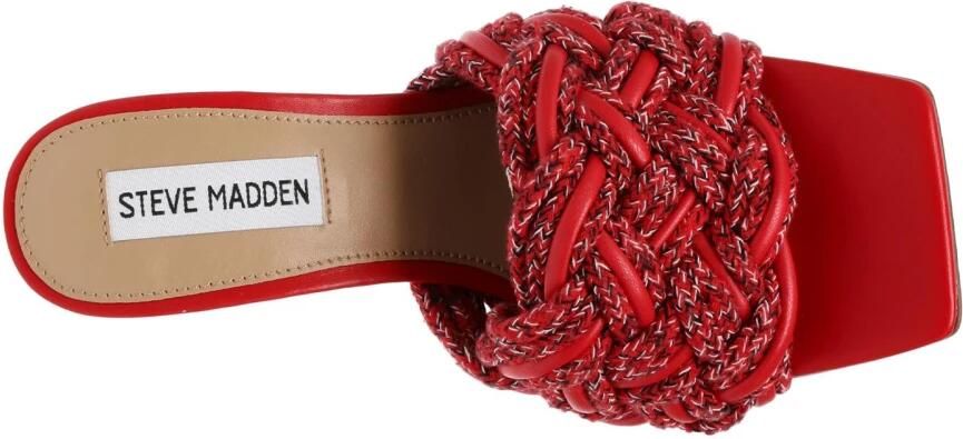 Steve Madden Espresso Red Multi Ciabatta Schoenen - Foto 10