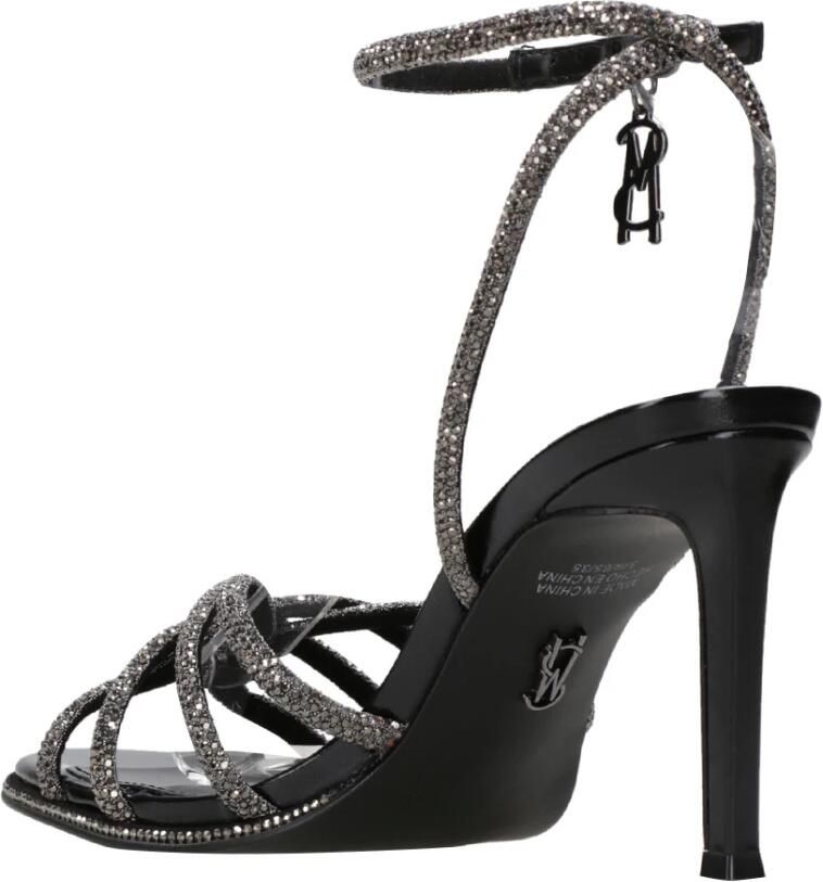 Steve Madden Zwarte Metallic Strappy Hakken met Strass - Foto 2
