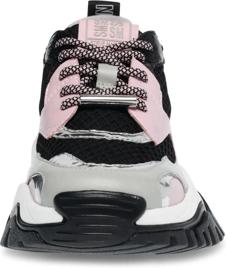 STEVE MADDEN Sportieve veterschoen 'Womens Trilling Pink Blk Lace-Up Low-Profile Shoes' rosa - Foto 3