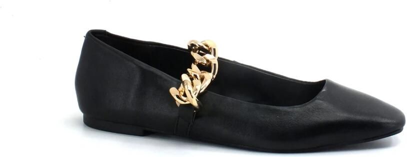 STEVE MADDEN Ballerina 'QUEENIE BLACK LEATHER' zwart - Foto 8