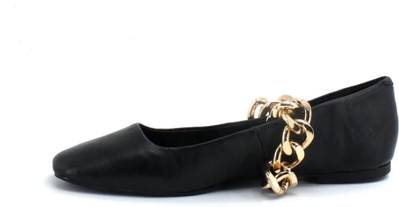 STEVE MADDEN Ballerina 'QUEENIE BLACK LEATHER' zwart - Foto 5