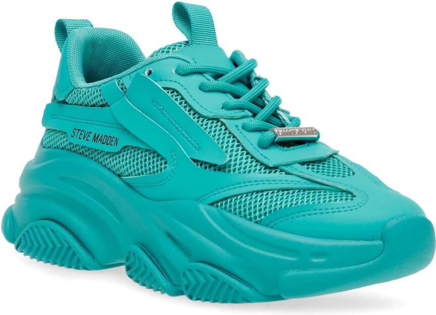 STEVE MADDEN Sportieve veterschoen 'W Possession Teal Shoes' groen - Foto 2