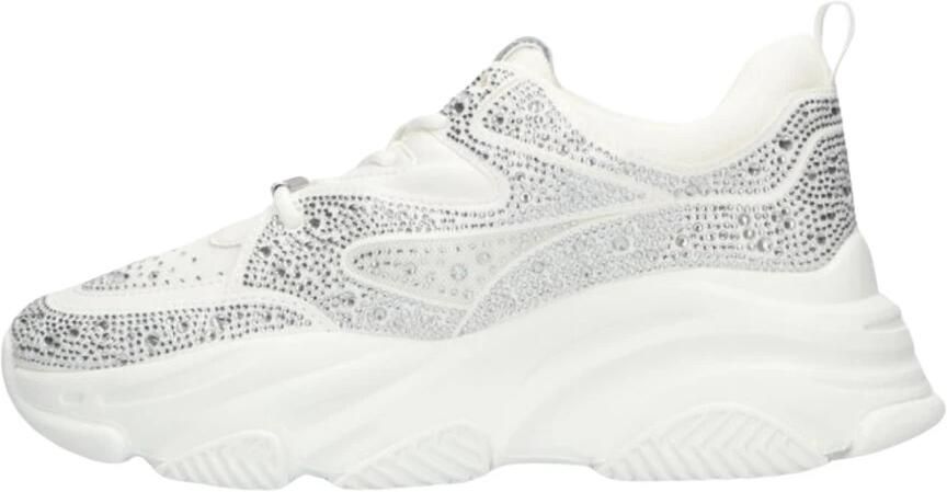Steve Madden Dames Privy Sneakers White Dames - Foto 2