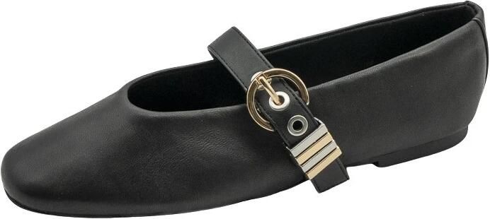 Steve Madden Ballerina's LUCIA BLACK LEAT - Foto 4
