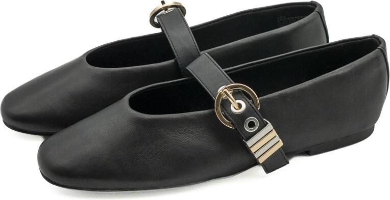 Steve Madden Ballerina's LUCIA BLACK LEAT - Foto 3