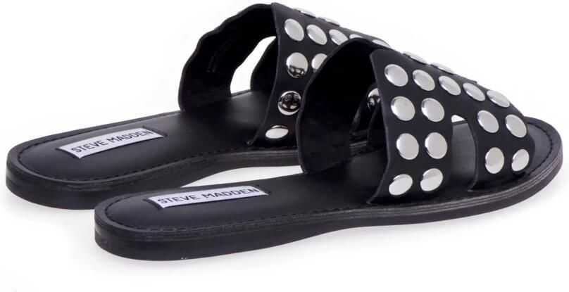 Steve Madden Marineblauwe Polka Dot Open Teen Slippers