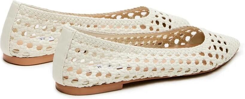 Steve Madden Minimalistische witte platte schoenen met netpatroon - Foto 2