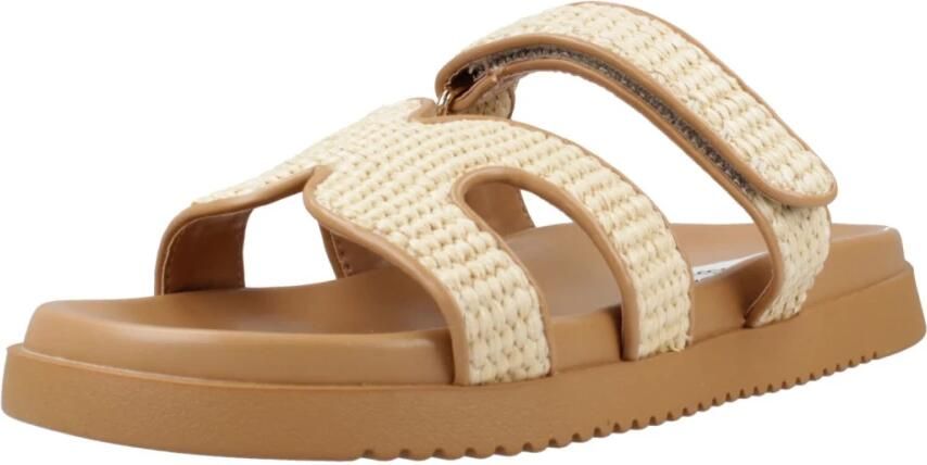 Steve Madden Leren slippers met klittenband model 'MISSILE' - Foto 10