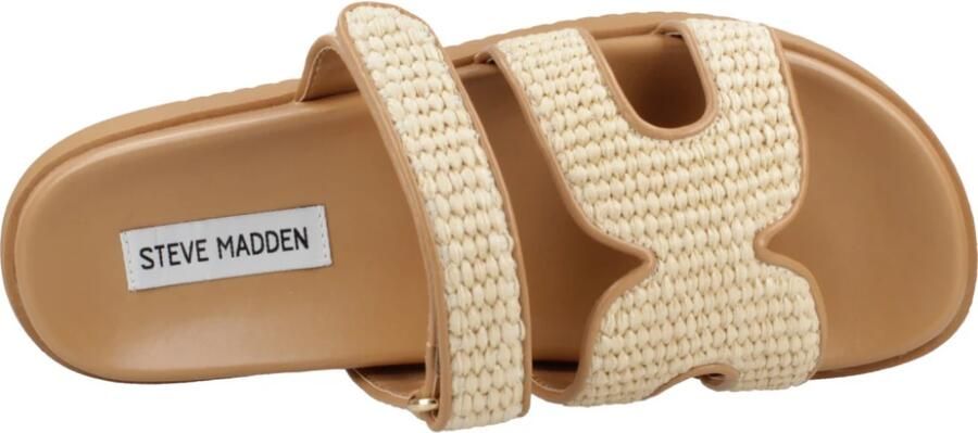 Steve Madden Leren slippers met klittenband model 'MISSILE' - Foto 11