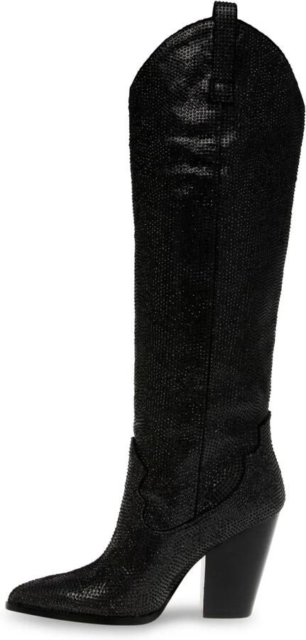 STEVE MADDEN Laarzen 'Lasoo-R Black Boots' zwart