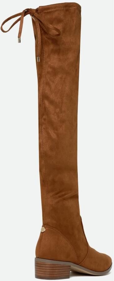 Steve Madden Cognac Suede Hoge Laars - Foto 2
