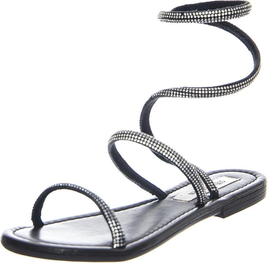 STEVE MADDEN Sandaal 'Sociable Black Silver Sandals' zwart - Foto 2