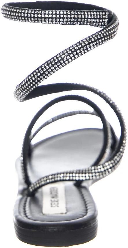 STEVE MADDEN Sandaal 'Sociable Black Silver Sandals' zwart - Foto 4