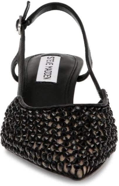 Steve Madden Platte schoenen in zwart mesh - Foto 9