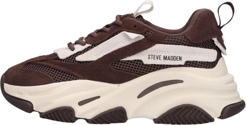 STEVE MADDEN Sneakers laag 'Possession' crème chocoladebruin - Foto 10