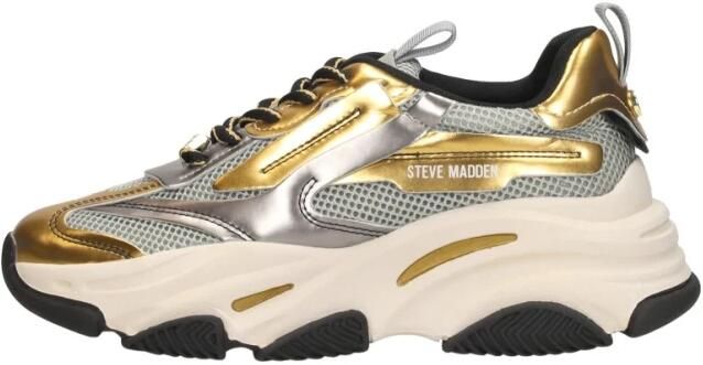 STEVE MADDEN Possession-E | Pewter Gld Zilver Mesh Lage sneakers Dames - Foto 3