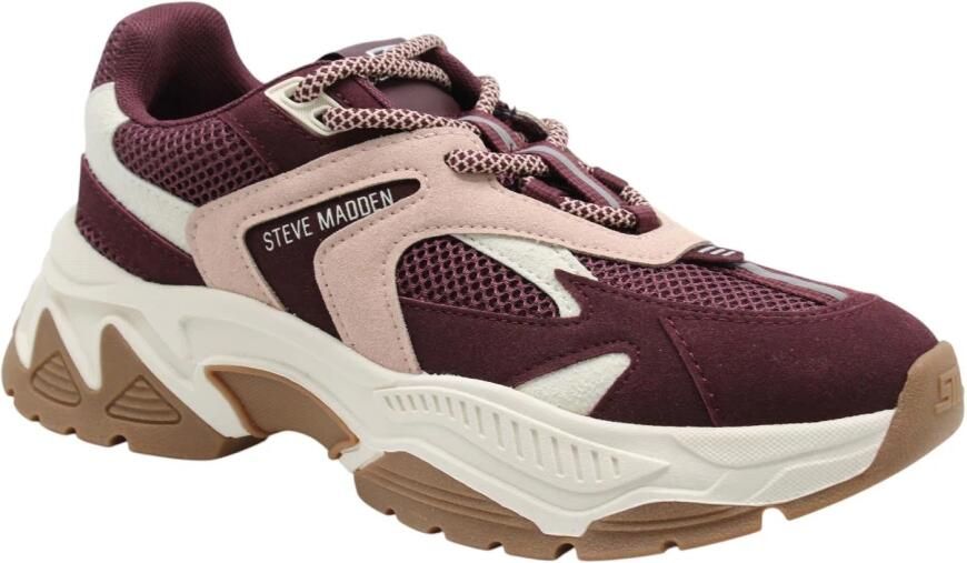 Steve Madden Ample Sneakers Dames Bordeaux - Foto 11