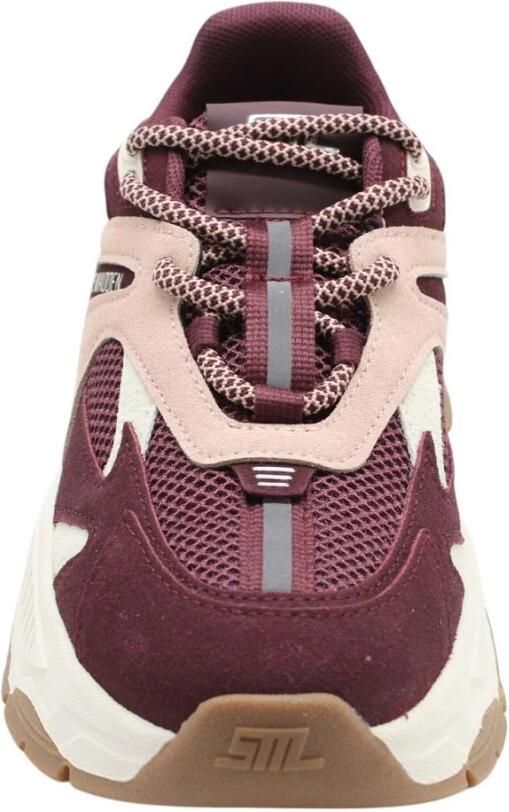 Steve Madden Ample Sneakers Dames Bordeaux - Foto 12