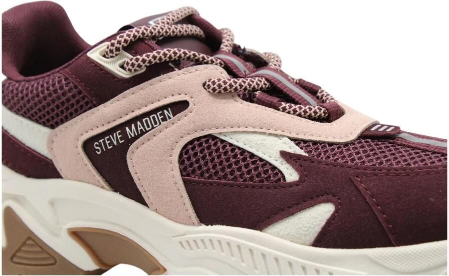 Steve Madden Ample Sneakers Dames Bordeaux - Foto 10