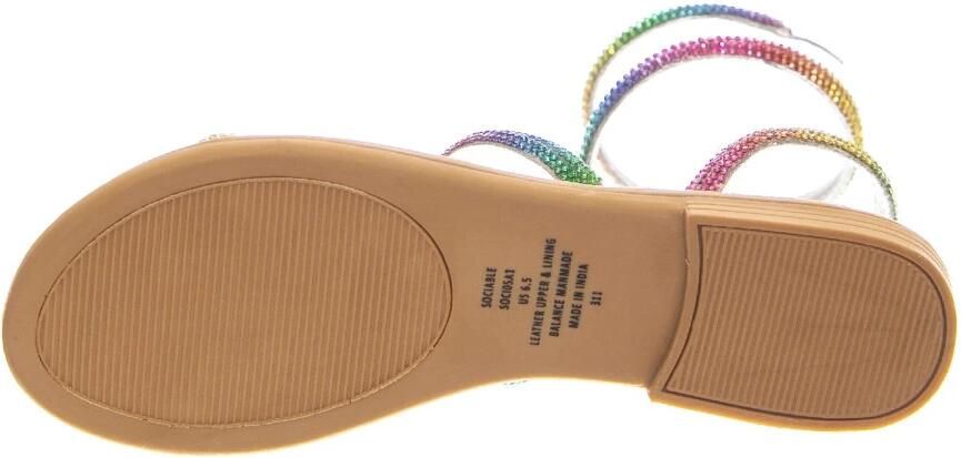 STEVE MADDEN Sandaal 'Sociable Rainbow Sandals' gemengde kleuren - Foto 5