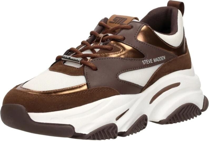Steve Madden Progressive chunky sneakers brons zwart wit - Foto 3