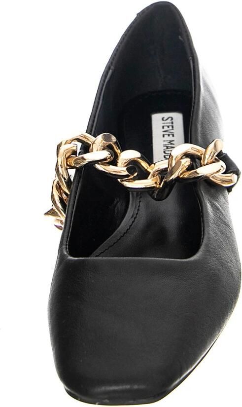 STEVE MADDEN Ballerina 'QUEENIE BLACK LEATHER' zwart - Foto 3