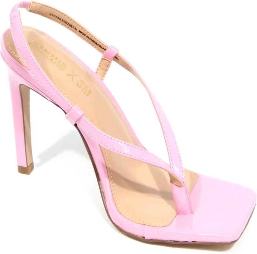 Steve Madden Roze Patent Sandaal Bash t Stijl